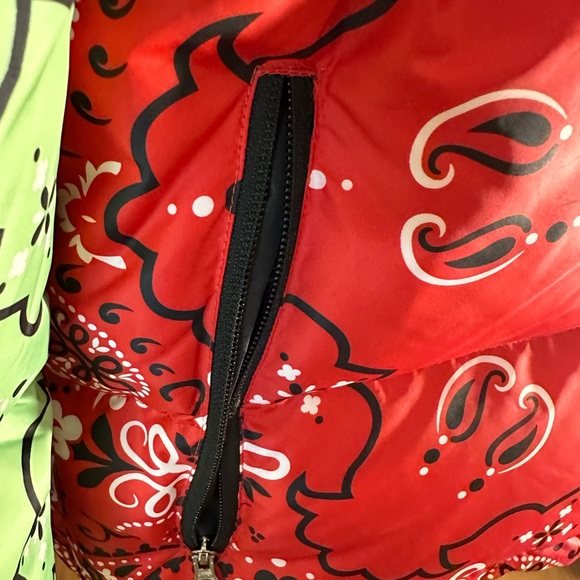 Endure bandana color block puffer jacket - Picture 3 of 8